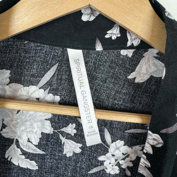 Spiritual Gangster Womens Maya Floral Kimono Swim Coverup Sz OS | Flowy Layers - Picture 11 of 15